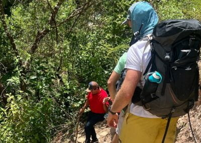 Hike & Swim @ Iconic Apoala Waterfalls 2 Group of people hiking at Apoala