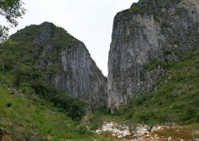 Hike & Swim @ Iconic Apoala Waterfalls 6 Two big rock cliffs