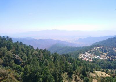 View from the Oaxaca mountain