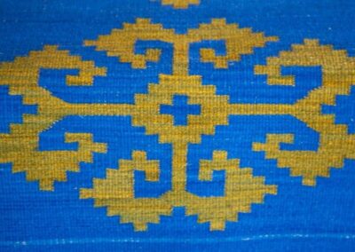 Blue and yellow pattern