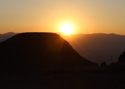 sunset monte alban