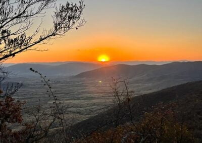 sunset teotitlan horizon